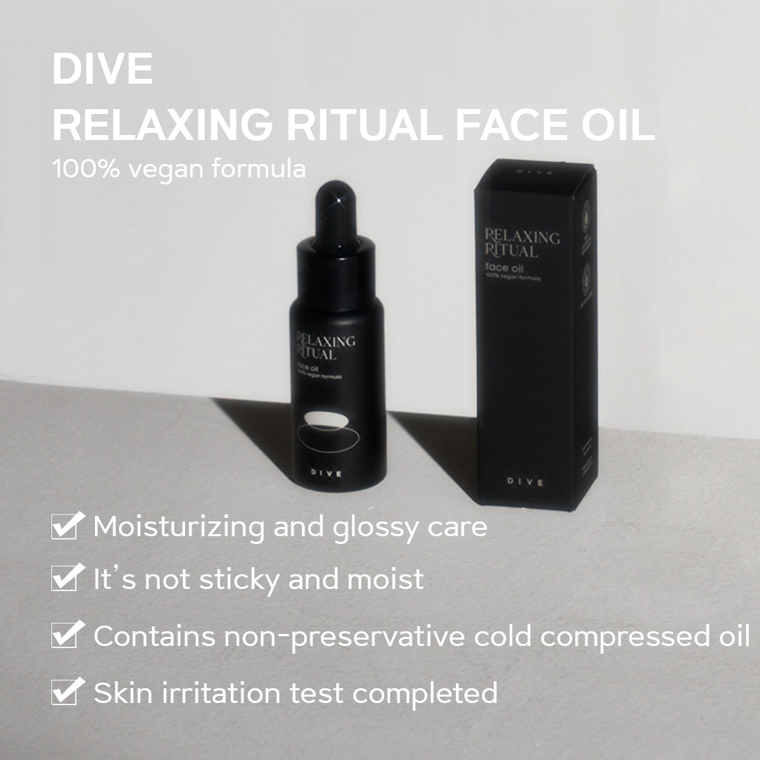 RELAXING RITUAL FACE OIL – 100% Vegan Formula
